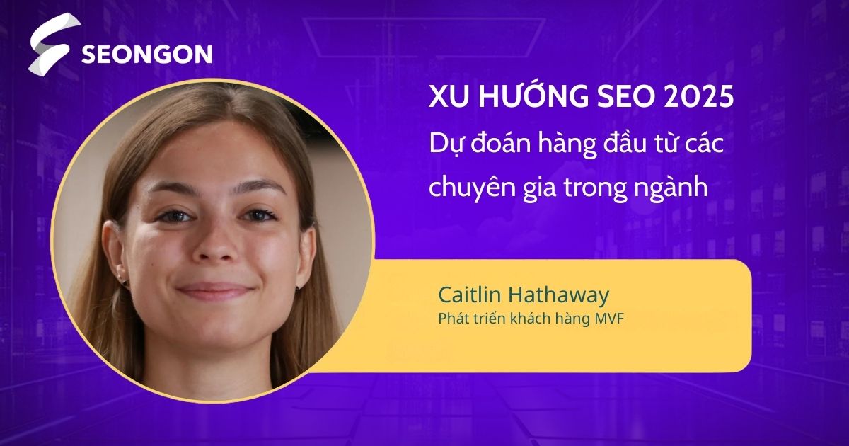 Caitlin Hathaway - nhà phát triển độc giả tại MVF