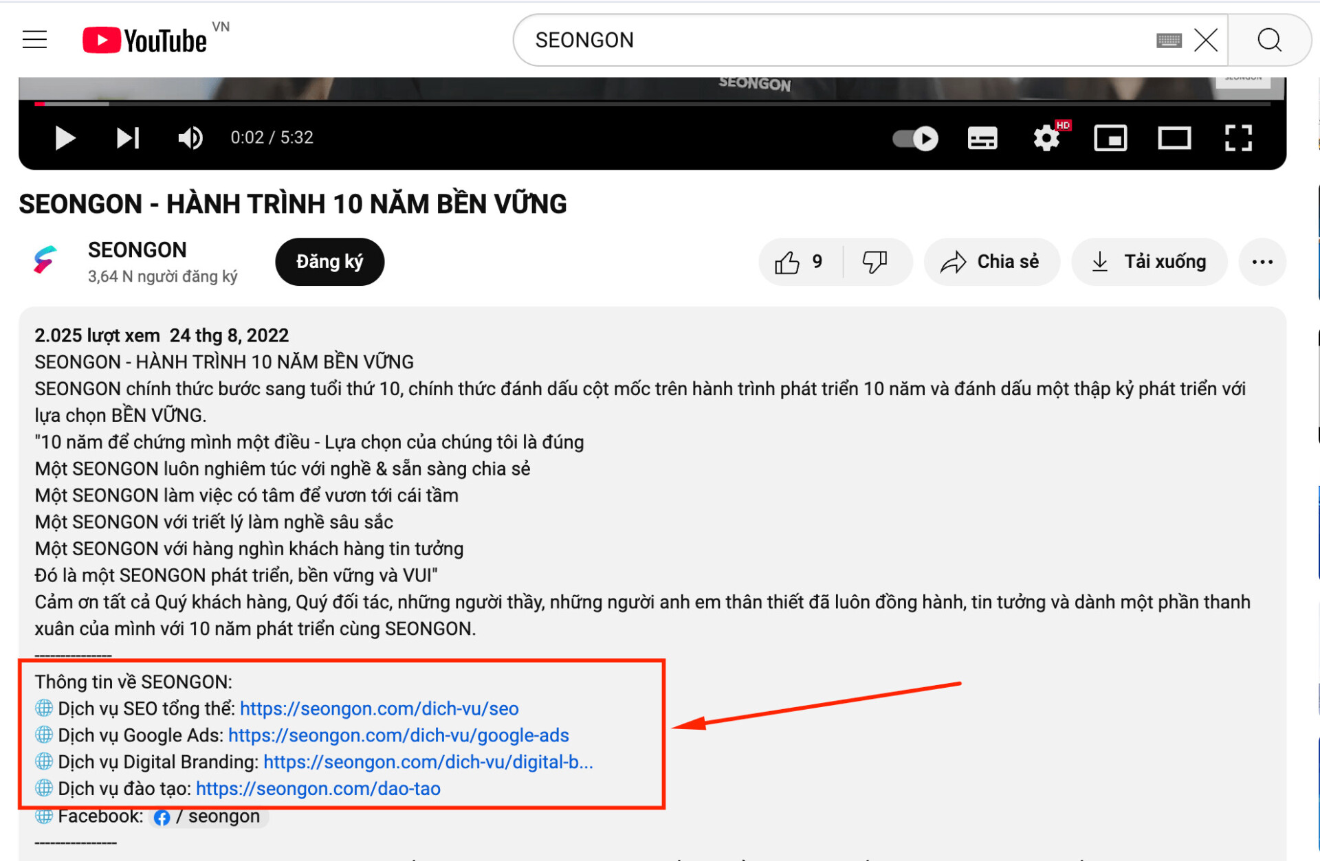 Đăng tải video trên Youtube là kiếm backlink