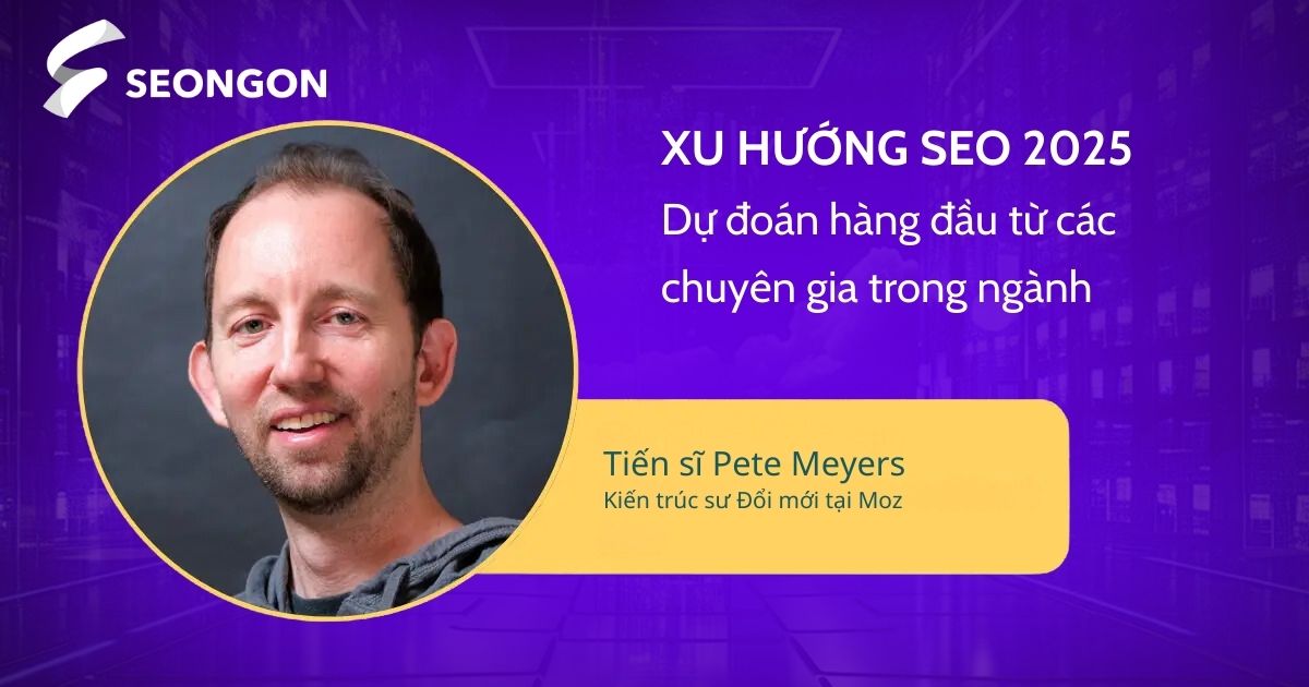 Tiến sĩ Pete Meyers, Kiến trúc sư Đổi mới tại Moz