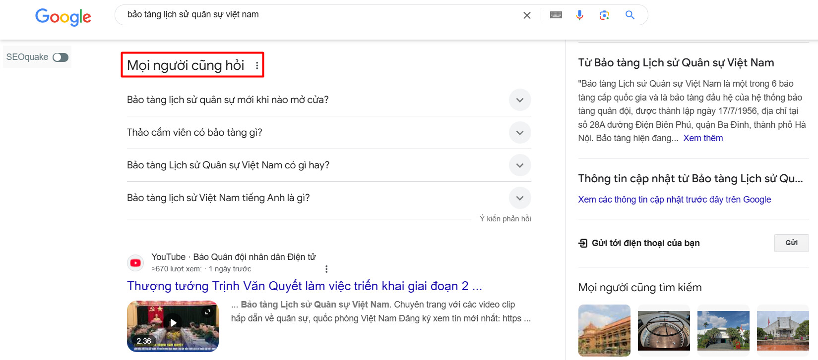 Tối ưu nội dung để tăng khả năng xuất hiện trên mục Mọi người cũng hỏi